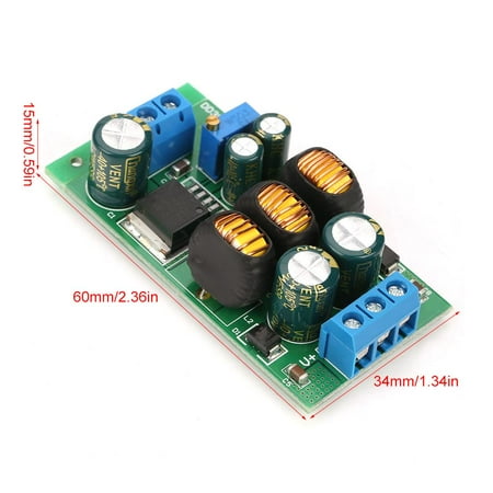 Hyuduo DC5-30V to 1.25-30V Buck Boost Converter Step-down Module Automatic Module Boost Adjustable Power Supply Module Stabilizer Rectifier Voltage Regulator